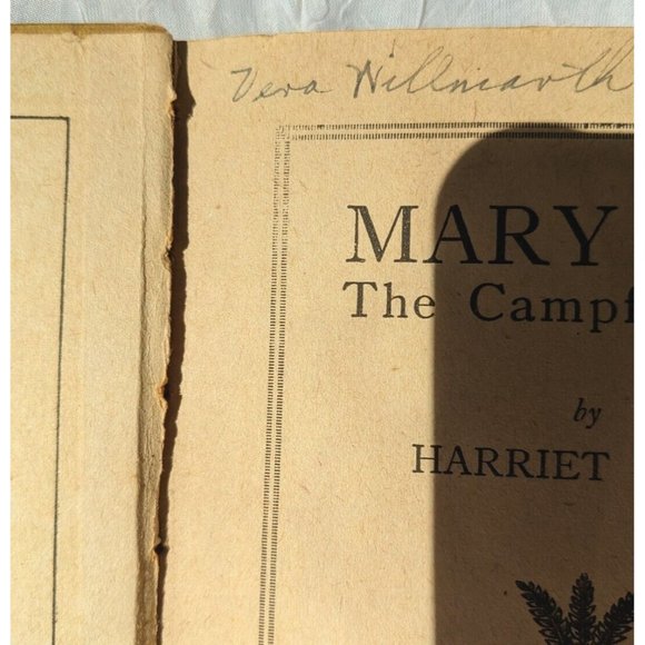 1917 Mary Lee The Campfire Girl Harriet Rietz Antique Book Hardcover Illustrated - Picture 11 of 13